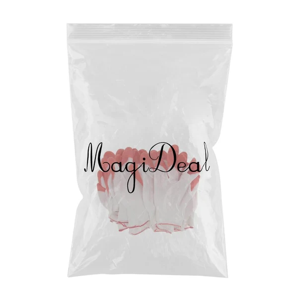 Trendy Max 12Pairs Palm Finger Coating Natural Rubber Glove Hand Protection 200mm Original Design
