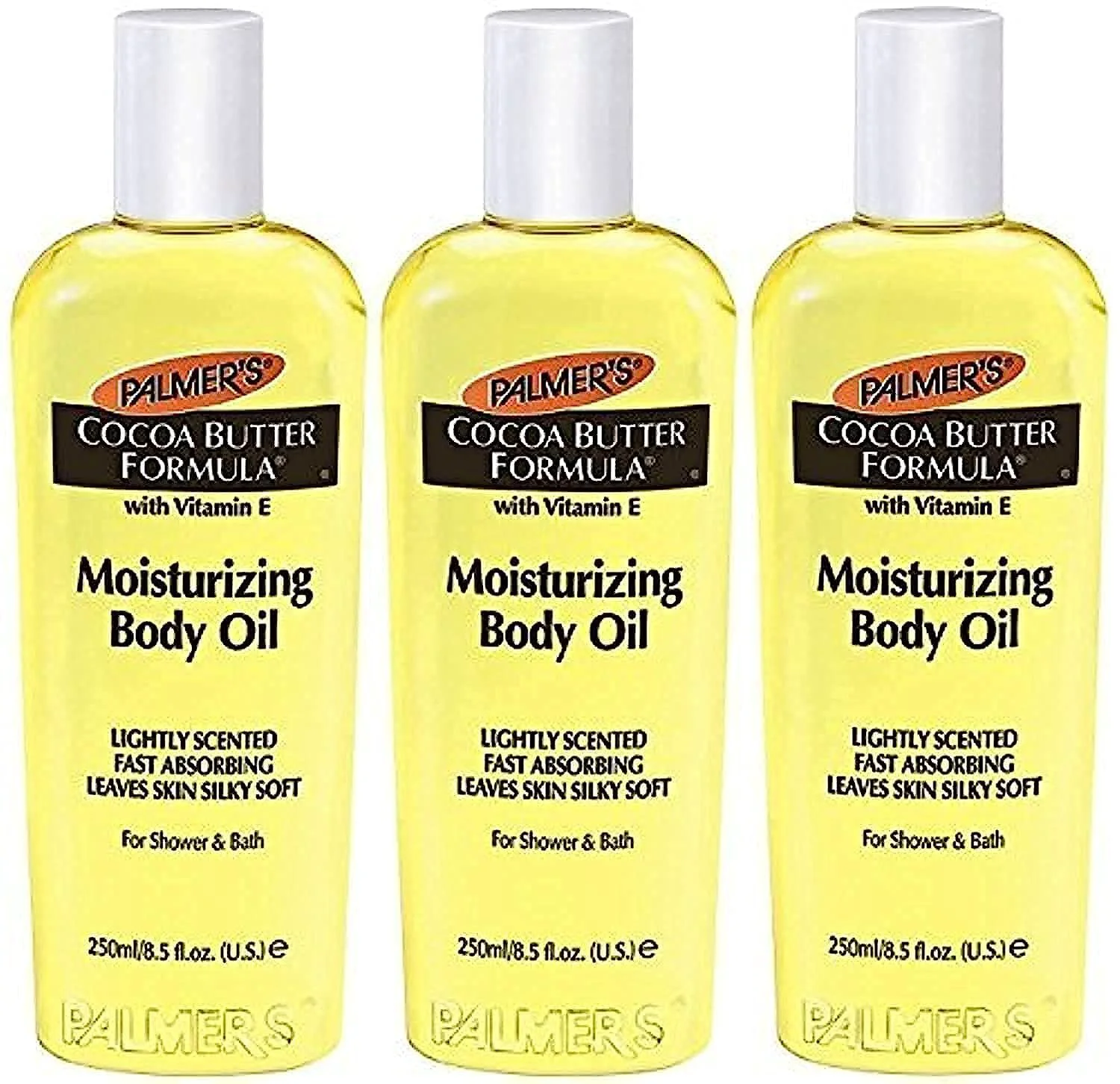 Contemporary Palmer's Cocoa Butter Formula Moisturizing Body Oil with Vitamin E - 8.5 fl oz Pack of 3 Flexible