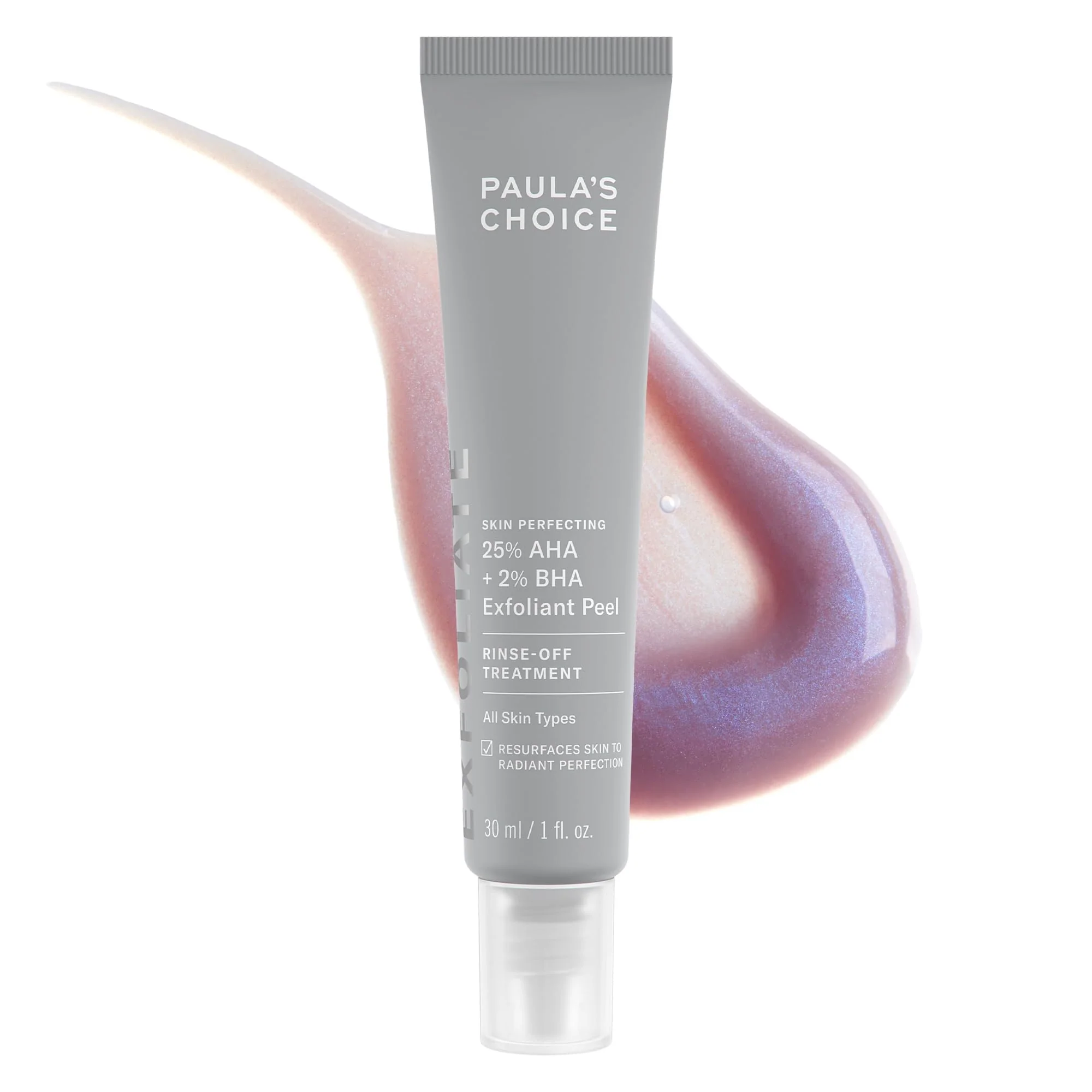 Powerful Paula's Choice Skin ing 25 AHA 2 BHA Face Exfoliant Peel Facial Exfoliant Peel Rinse Off Treatment All Skin Types Fragrance- 1 Oz Authentic