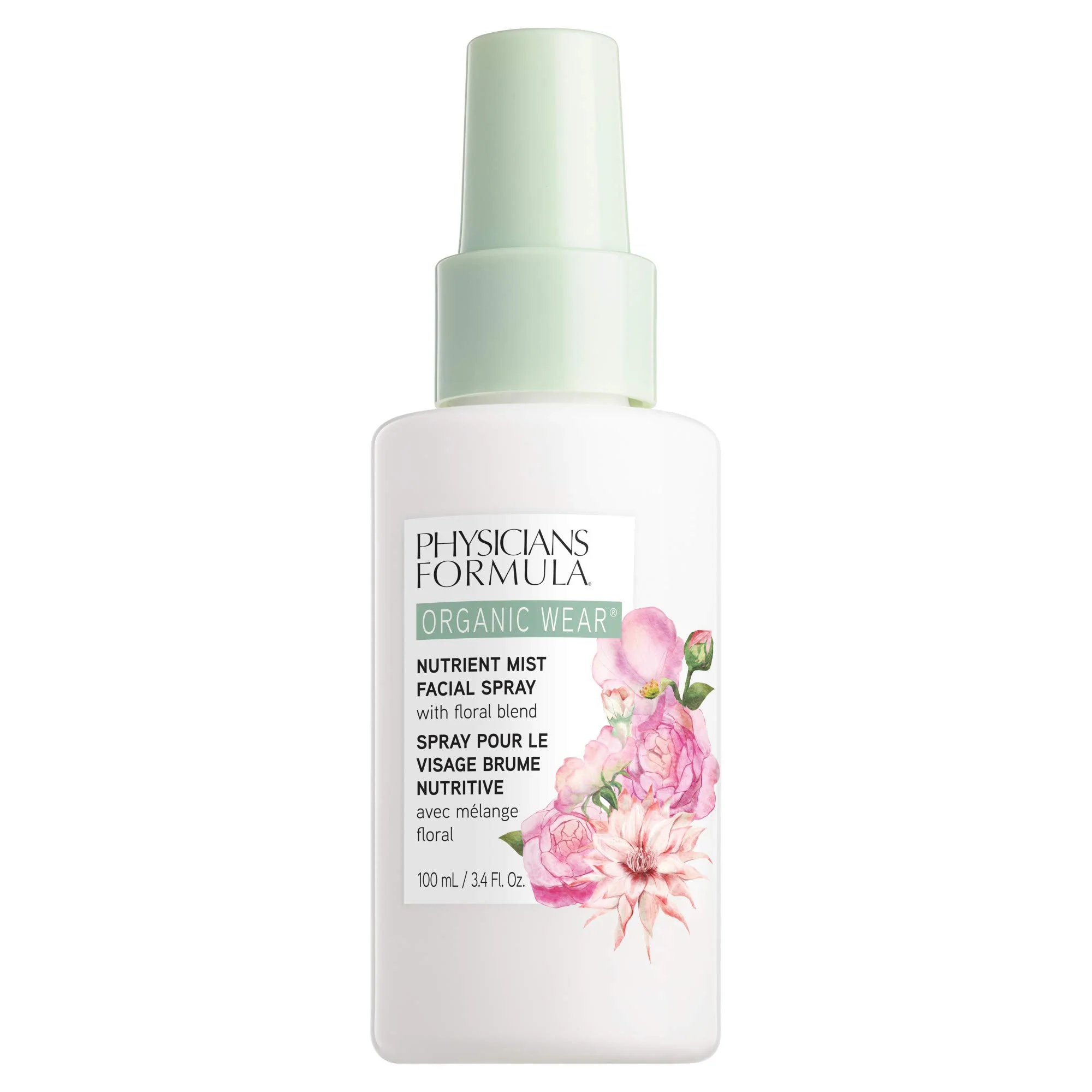 Long-Lasting Physicians Formula Organic Wear Nutrient Mist Facial Spray Botanical Infused Dermatologist Vegan Gluten Tone Balance And Prep Lightweight