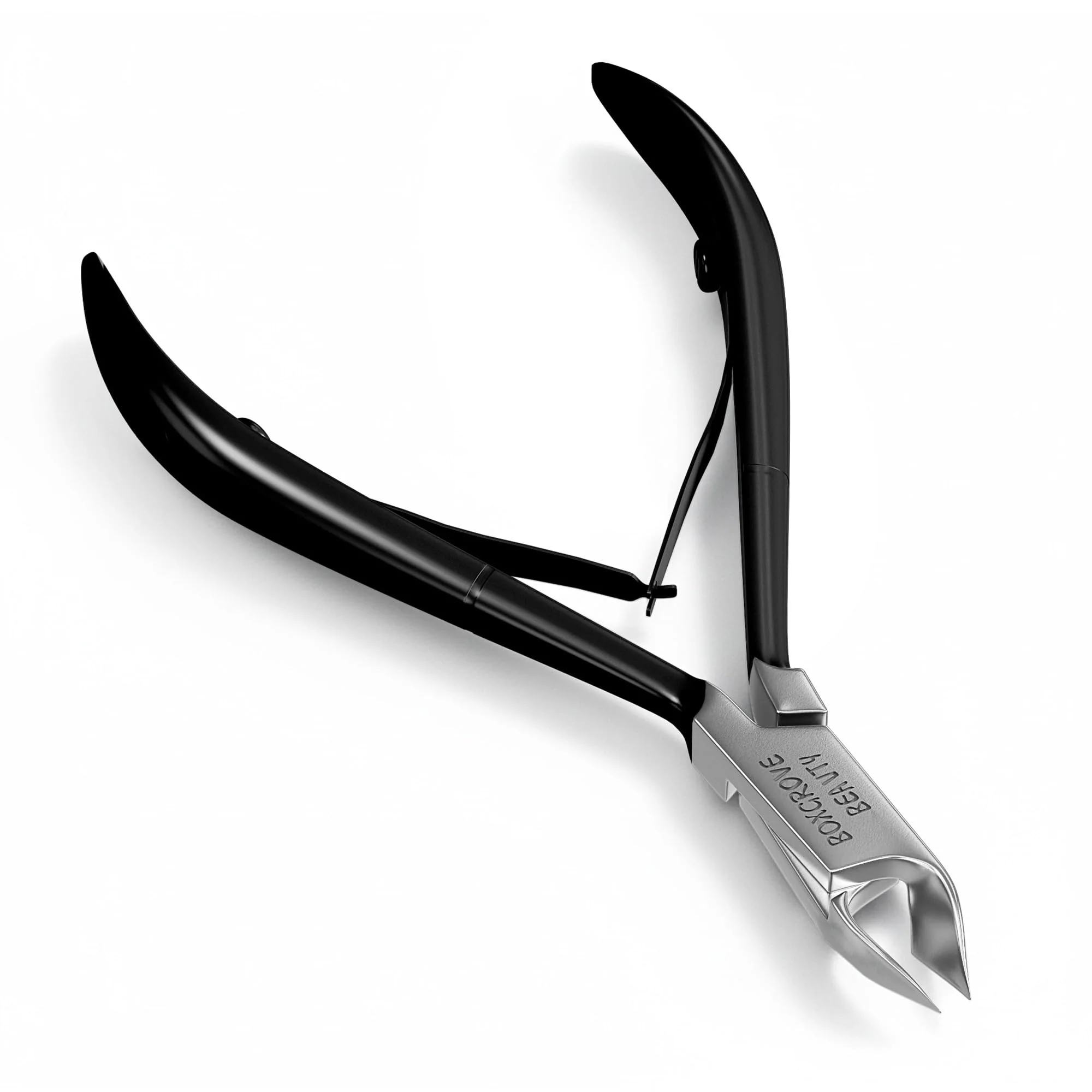 Fashionable Professional Cuticle Cutter Stainless Steel Cuticle Nippers with Sharp Blades and Double Spring Cuticle Clippers - Nail Cuticle Trimmer Tool Powerful