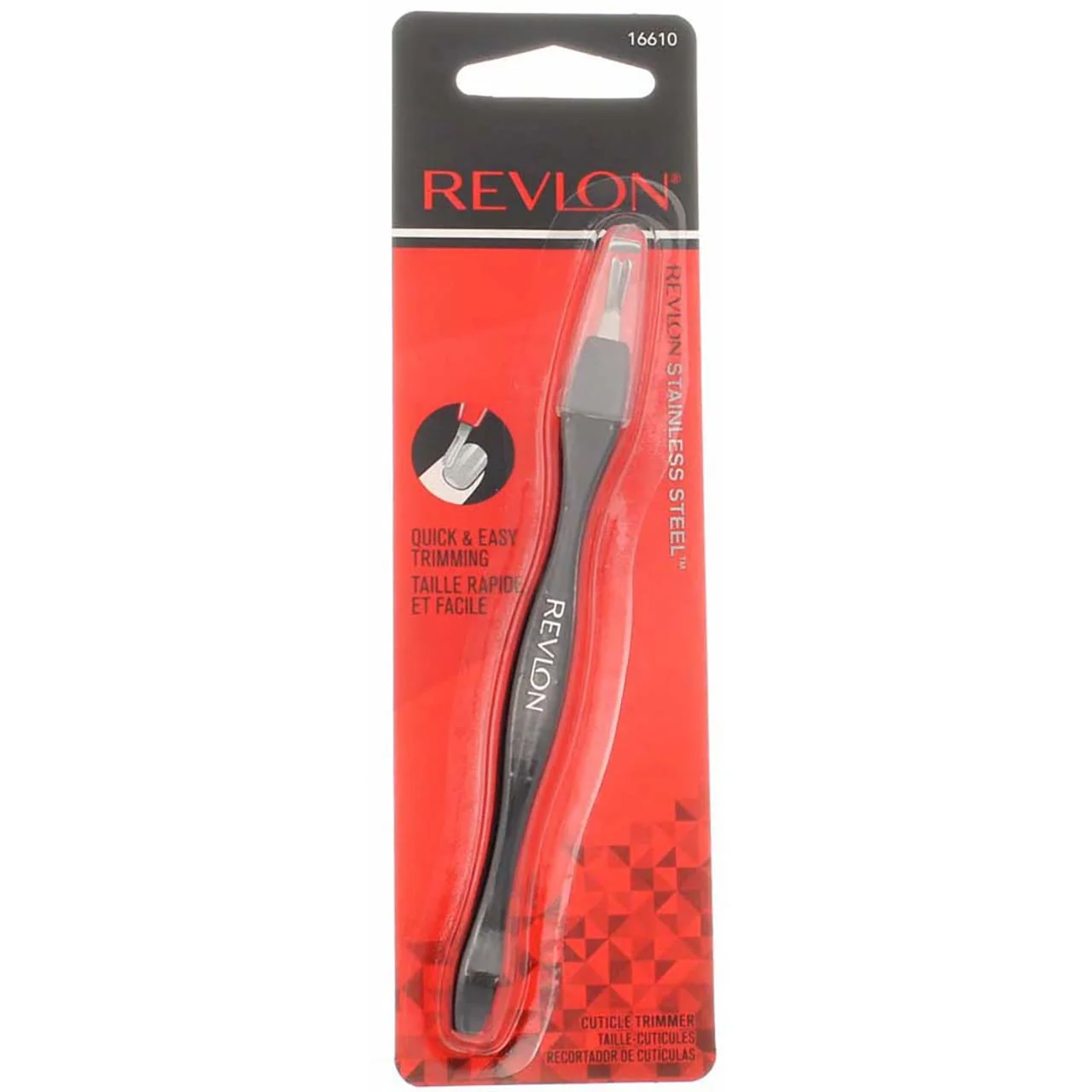 Authentic Revlon Cuticle Trimmer with Cap 1 ea Fine Crafted