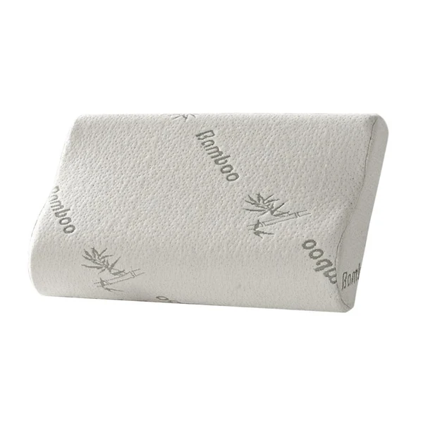 Recyclable Max Bamboo Fiber Slow Rebound Memory Foam Pillow Neck Fatigue Relief 55x35x11cm Innovative