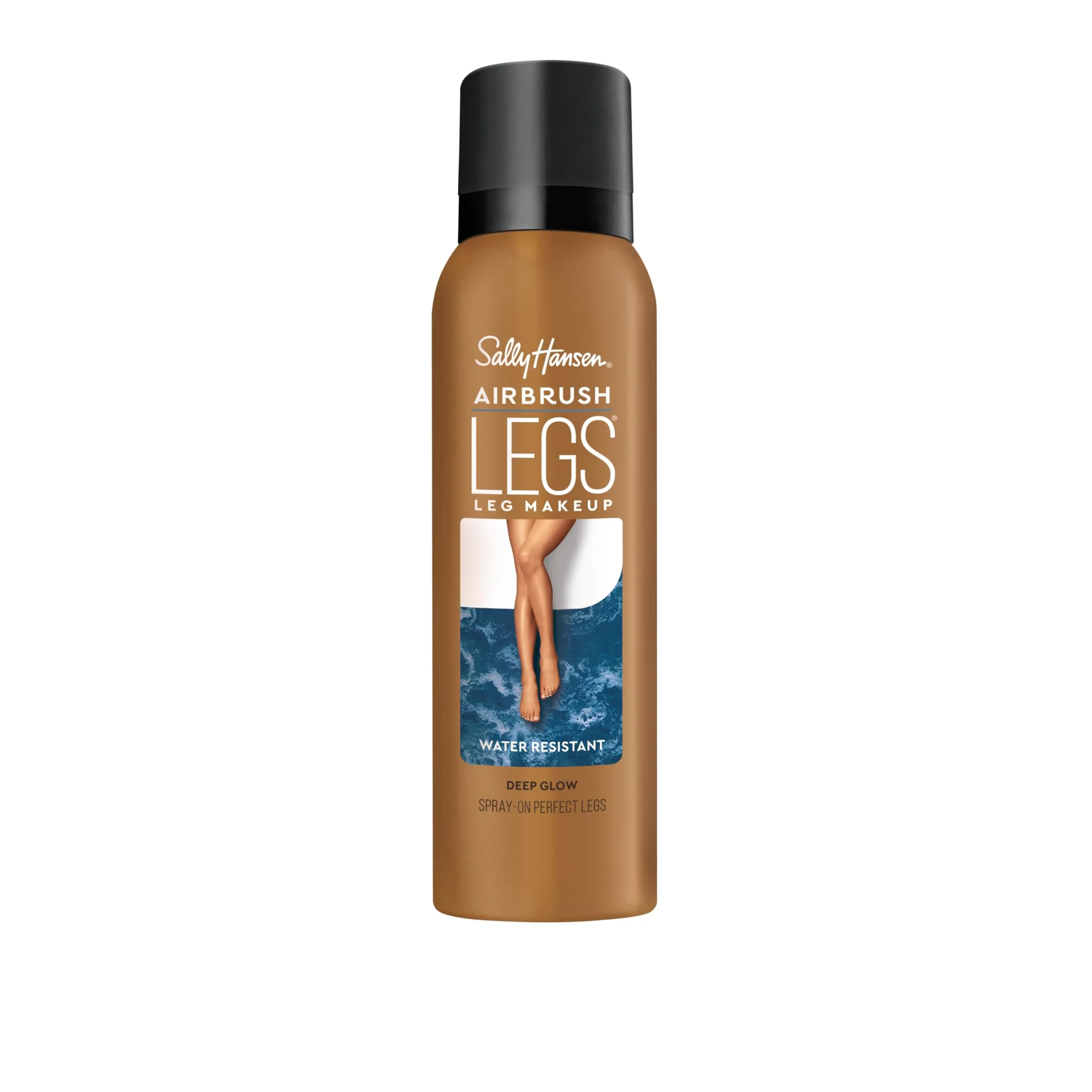 Contemporary Sally Hansen Airbrush Legs Leg Makeup Spray Lightweight Transfer-Proof Water-Resistant Deep Glow Airbrush Finish Stylish