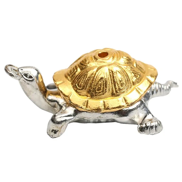 Smart Max Chinese Fengshui Decor Incense Burner Coils Stick Smoke Censer Golden Turtle Contemporary
