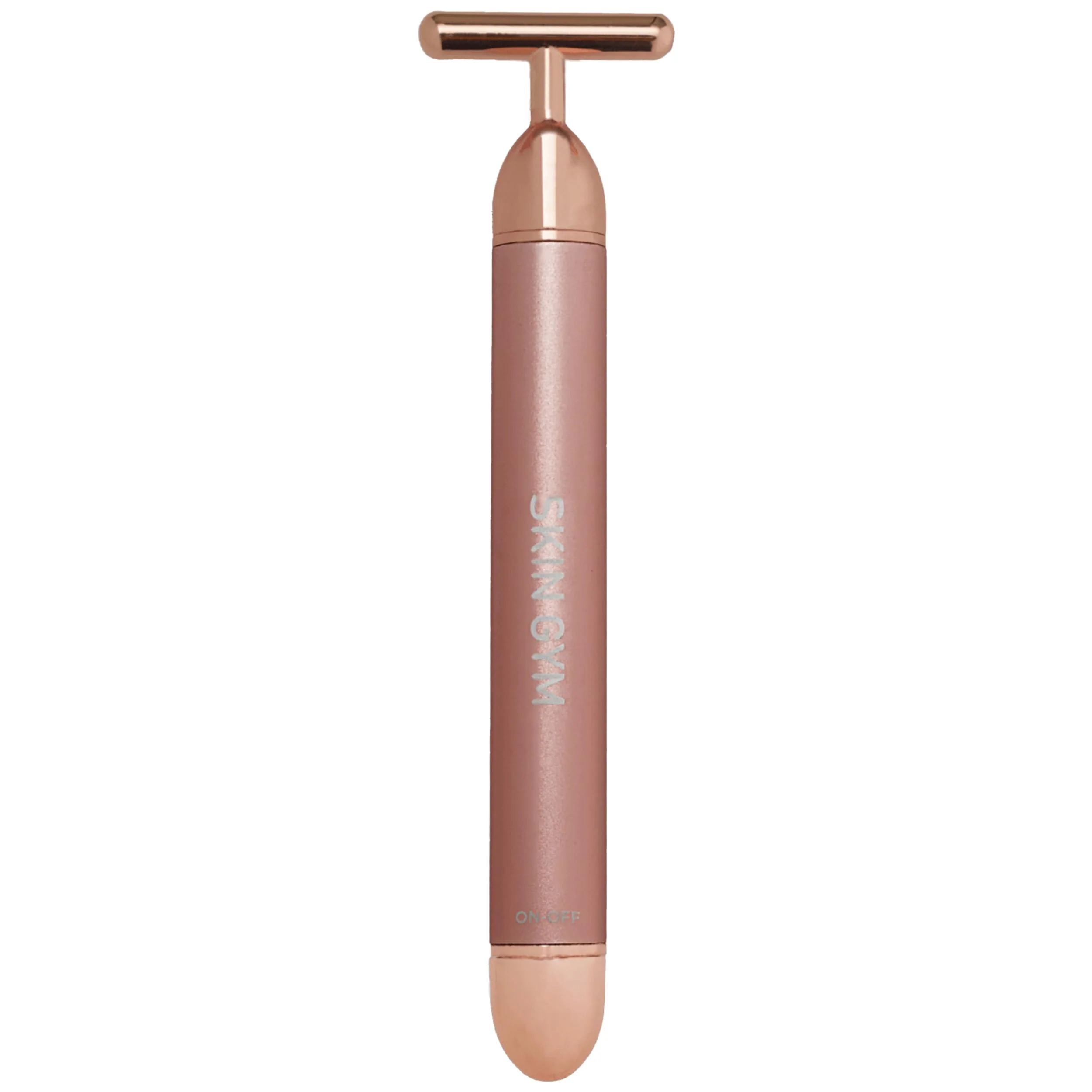 First-Class SKIN GYM Beauty Lifter Vibrating T-Bar Gold Sonic Facial Massage Tool for Sculpting and Circulation Next-Generation