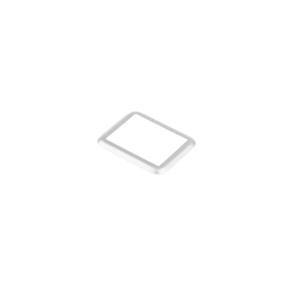 Sustainable Full Curved Tempered Glass Screen Protector Film for iWatch 38mm Silver Clean