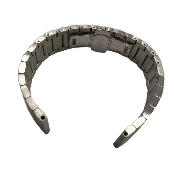 Certified Max 16mm Stainless Steel Alternate Watch Band Strap for Huawei B3 silver Advanced