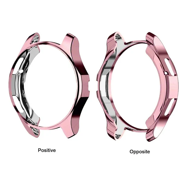 High-Performance Max Protective Case Cover Shell for Samsung Galaxy Watch 42mm Rose Gold Comfortable