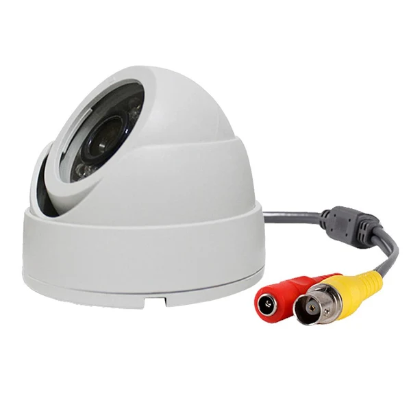 Fashionable Max 1200TVL Dome Security Camera Day Night Vision 24 Ir LEDs for Indoor White Solid