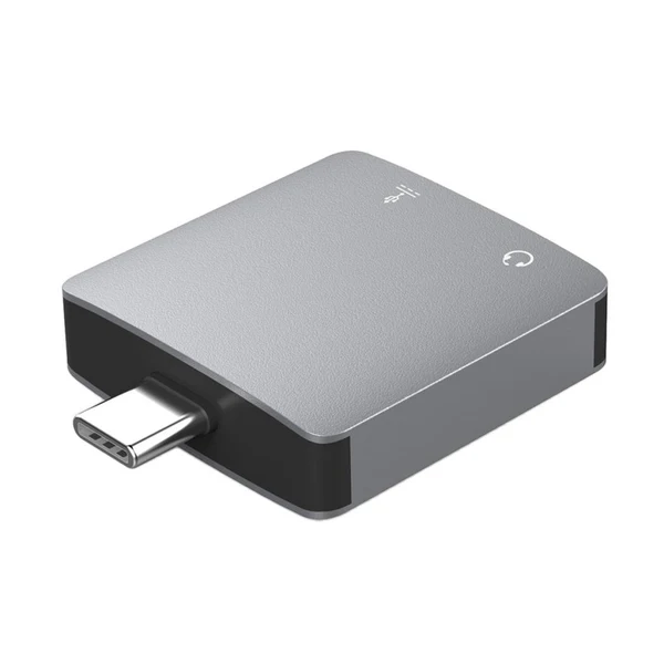 Consistent Max Type C to Audio Adapter 2 in1 Type-C to 3.5mm Earphone Audio Jack Converter Premium Material
