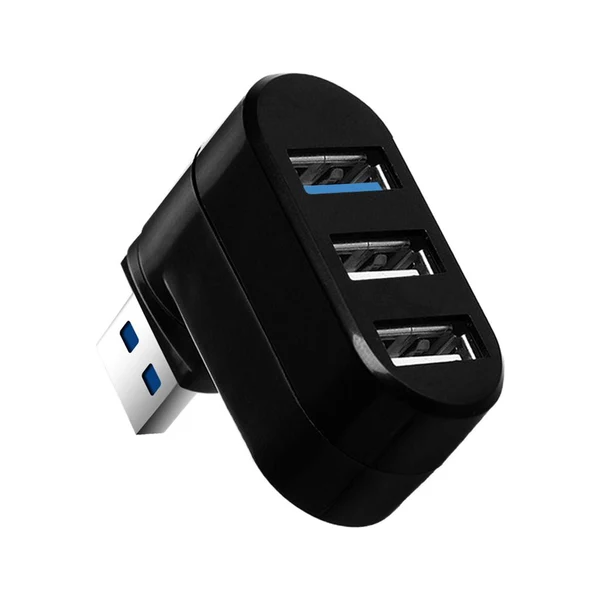Crafted Max 3Ports USB 3.0 USB 2.0 HUB USB Hub Splitter for Air Pro Laptop PC Black Quality
