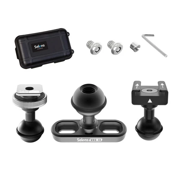 High-End Max Alloy Diving Ball Head Mount Bracket Holder Kit Universal for Camera-SSG-TZ Healthy