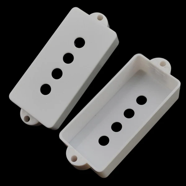 Proven Max Electric Bass Open Pickup Cover for 4-String PB Bass Parts White Superior