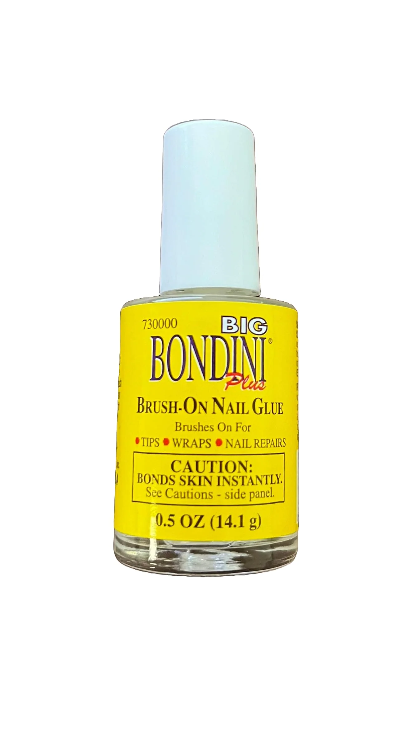 Unique Big Bondini Brush-On Nail Glue .5Oz by Bondini Classic