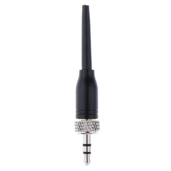 Fine Max 1x 3.5mm Lock Stereo Jack Plug DIY Audio Connector for Microphone Black 6cm Recyclable