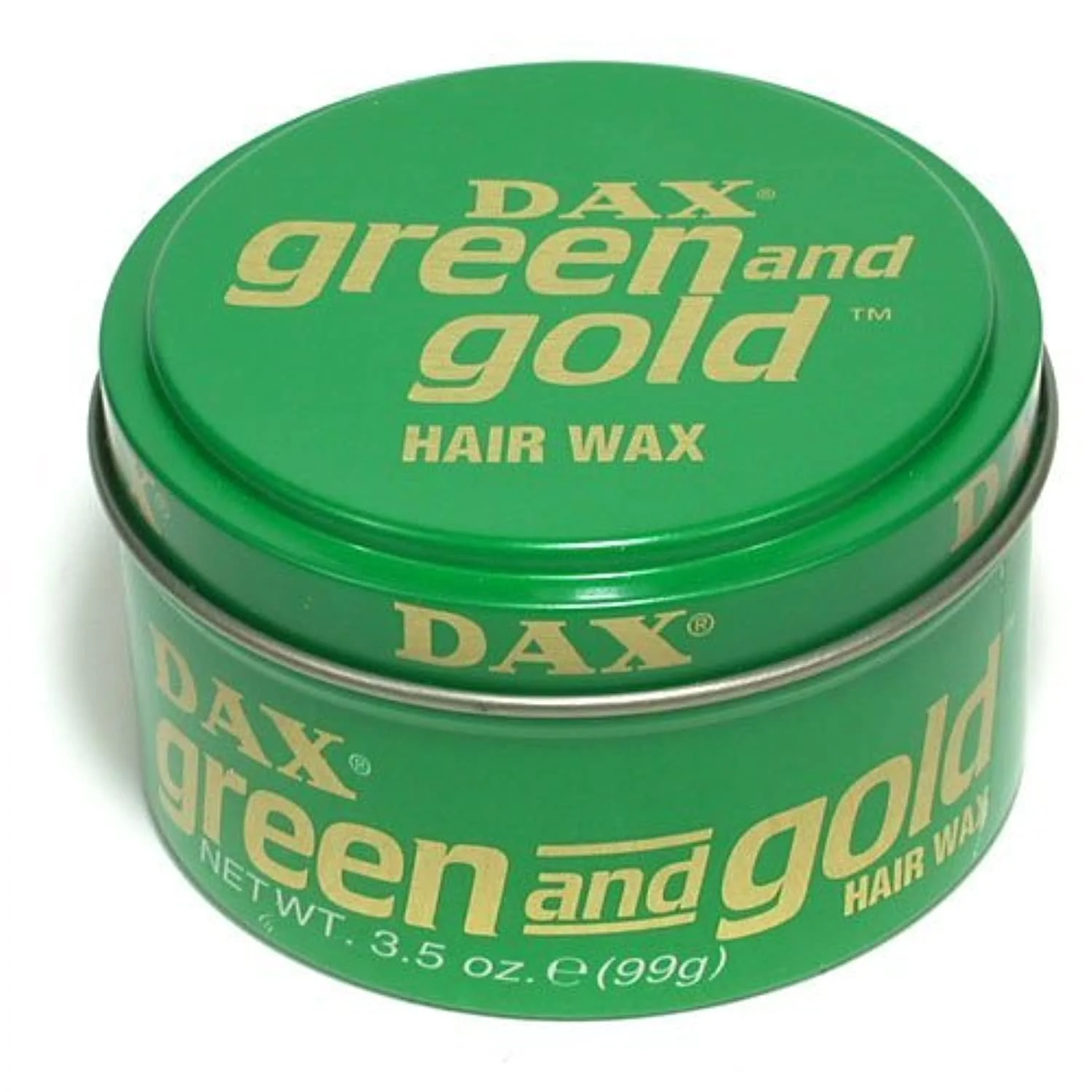 Eco-Friendly DAX Green and Gold Hair Wax Fine Crafted