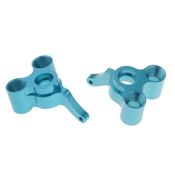 Soft Max 166012 06045 Rear Steering Hub Carrier L R for 1 10 HSP 94166 RC Cars Blue Expertly Made