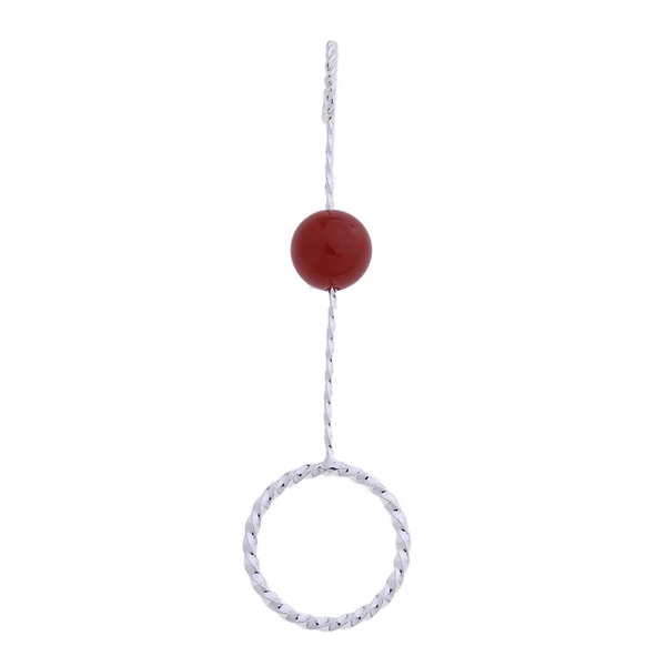 High-End Max Fashion Cigarette Ring Holder with Agate Bead Hands Smoking Partner C Superior