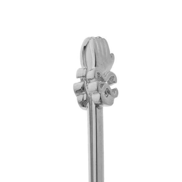 Stylish Max Smoking Cigarette Finger Ring Smoker Cigarette Hand Holder for Lady Silver S Organic
