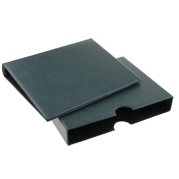 Official Max 9-hole Style Loose Sheets Holder for Coin Paper Money Stamps Collect Green