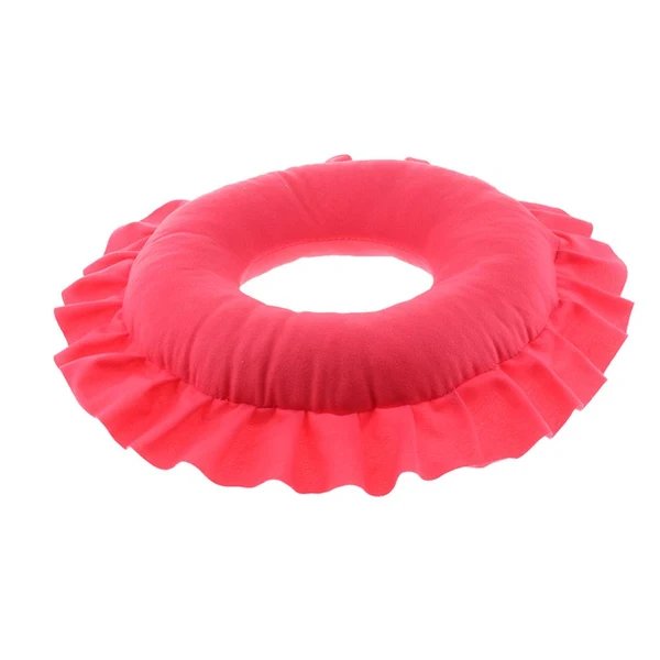 Elite Max Foam Beauty Salon Face Massage Pillow for Beauty SPA Salon Table Bed Red Optimized