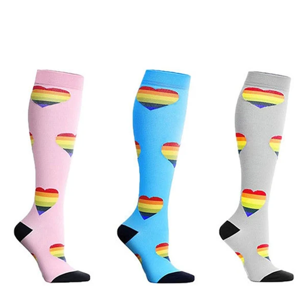 Safe Max 1 Pair Running Sports Leg Support Sleeves Compression Socks Pink XL L Quality