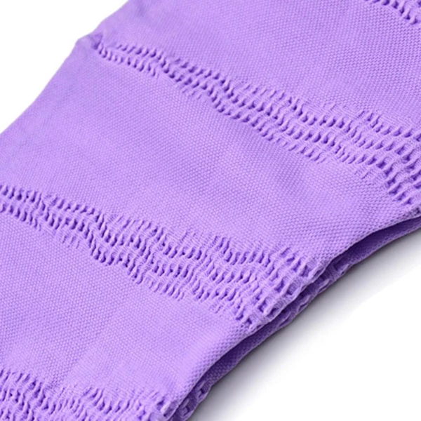 Certified Max 1 Pair Women Open Toe Compression Socks Sleeves For Sports Running Purple Artisan