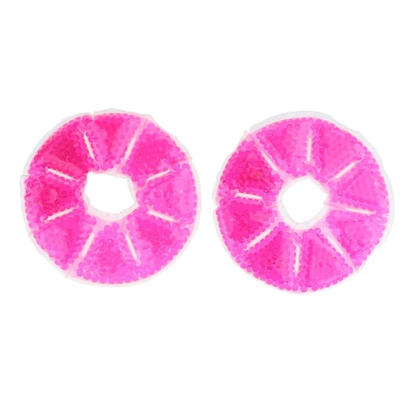 Selected Max 2 Pieces Big Round Thermal Gel Pads for Nursing Mothers Suitable Crimson Environmentally Friendly