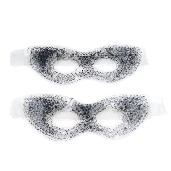 Exclusive Max 2Pcs Soft Gel Ice Eye Mask Hot Cold Compress Pack Ice Eye Mask Black Top-Quality