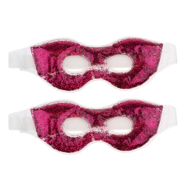 Fine Max 2 Pieces Gel Eye Mask Cold Pack for Reduces Dry Puffy Relieves Dark Circles Recyclable