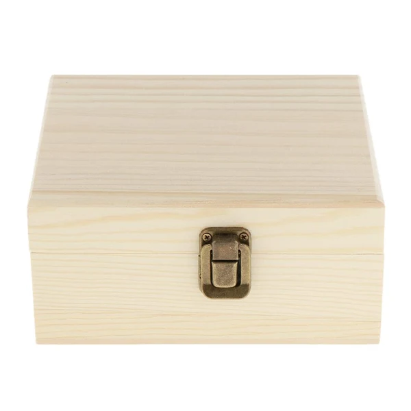 Modern Max 12 Grids Handmade Natural Essential Oil Display Storage Box Carrying Case Fine