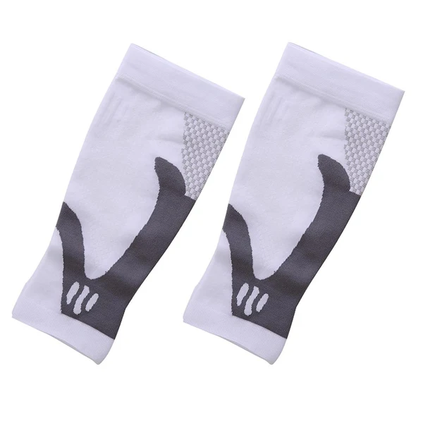 Excellent Max 1 Pair Sports Running Calf Compression Sleeves Leg Guard Wrap White M Effective