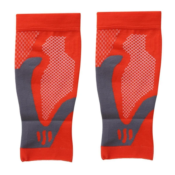 Stylish Max 1 Pair Sports Running Calf Compression Sleeves Leg Guard Wrap Orange S High-Performance