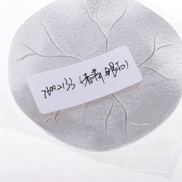 Optimized Max Circular Alloy Lotus leaf Pattern Coasters Tea Cup Accessories Silver White Outstanding