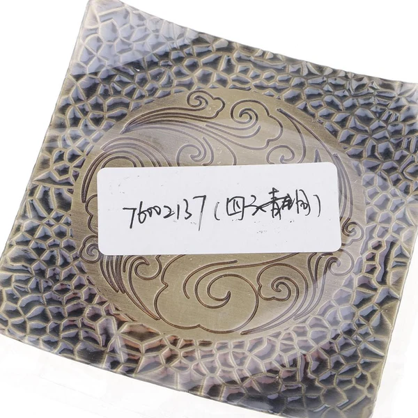 High-Grade Max Square Alloy Cup Coaster Tea Cup Accessories Tea Seats Bronze Advanced