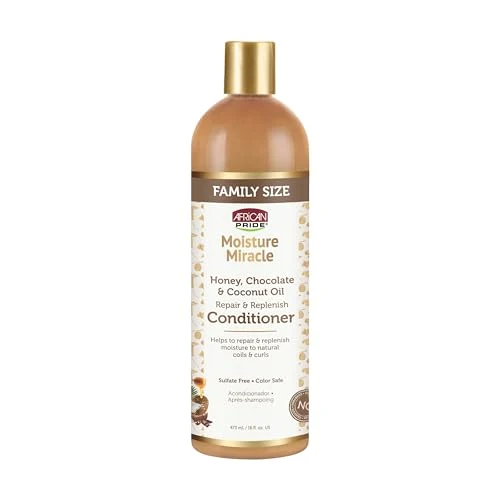 Proven African Pride Moisture - For Natural Coils Curls Nourishes Shines Sulfate Color Safe Conditioner Classic