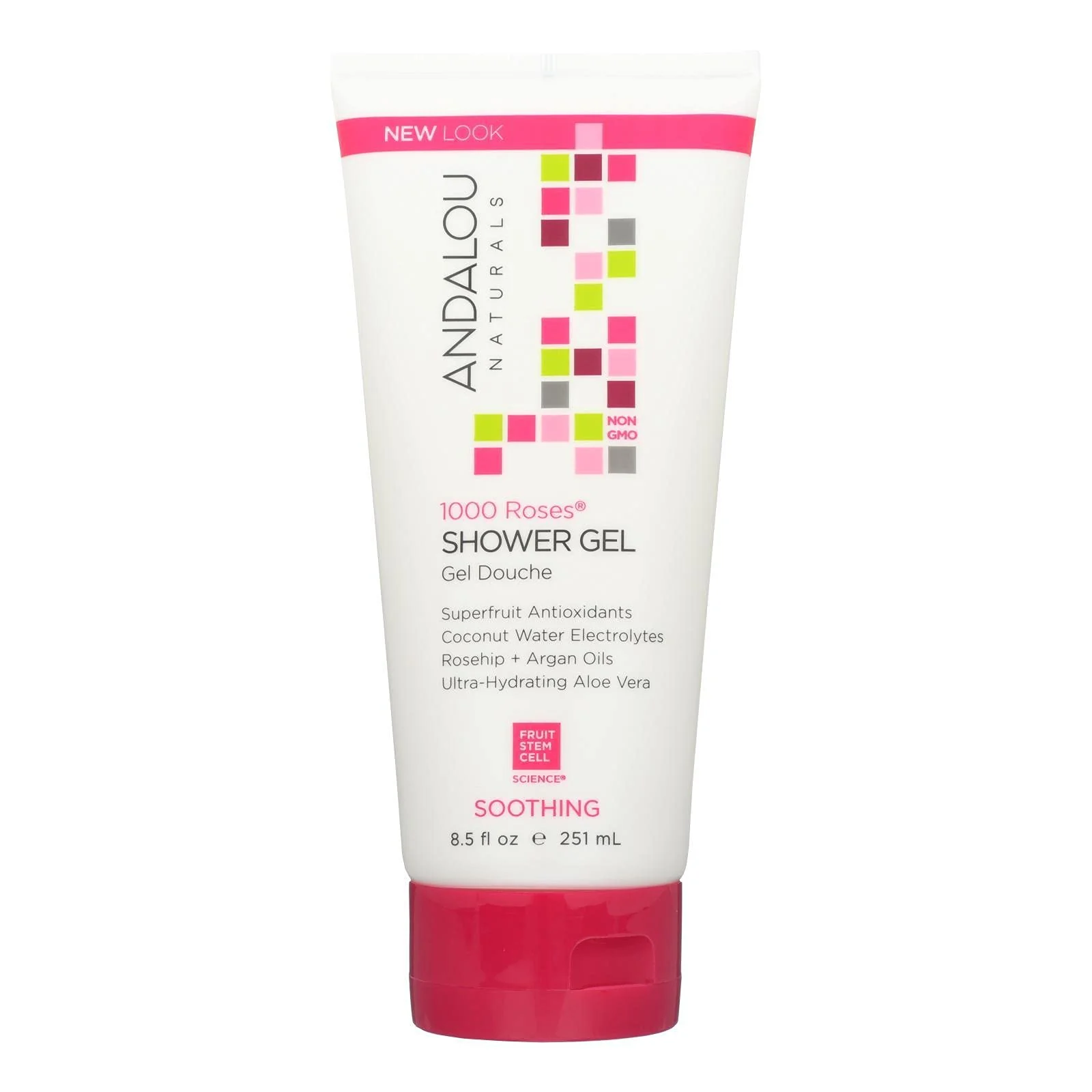 Premium Material Andalou Naturals Soothing Shower Gel - 1000 Roses - 8.5 Oz by Andalou Naturals World-Class