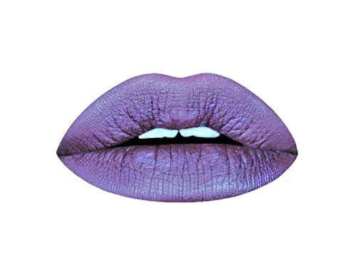 Contemporary Aromi Violet Plum Metallic Liquid Lipstick Dark Purple Lip Color with a Shimmery Finish Vegan Cruelty- Long-Lasting and Smudge Proof Lipstick Selected