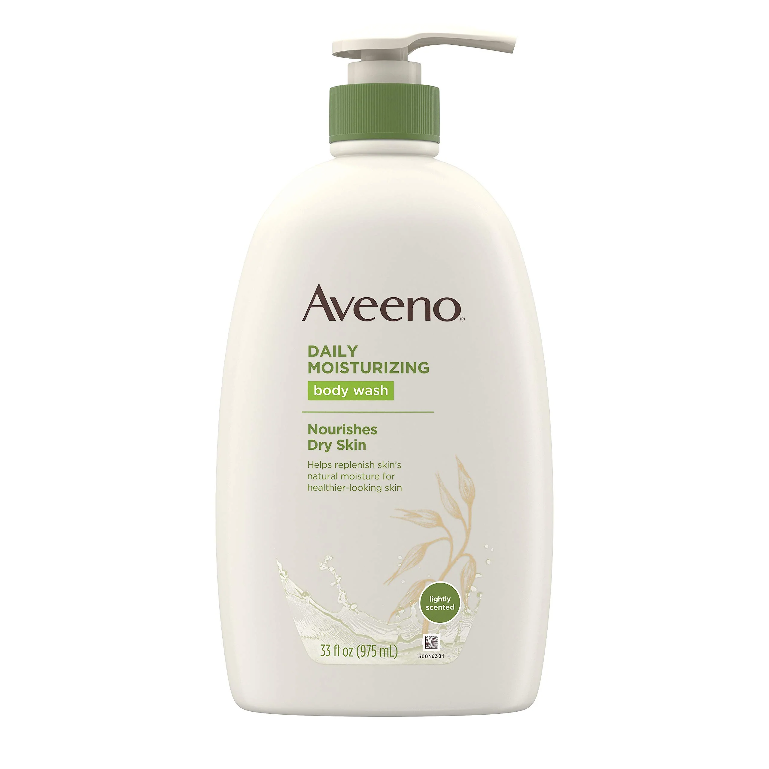 Professional Aveeno Daily Moisturizing Body Wash with Soothing Oat Creamy Shower Gel Soap- and Dye- Light Fragrance 33 fl. oz Modern