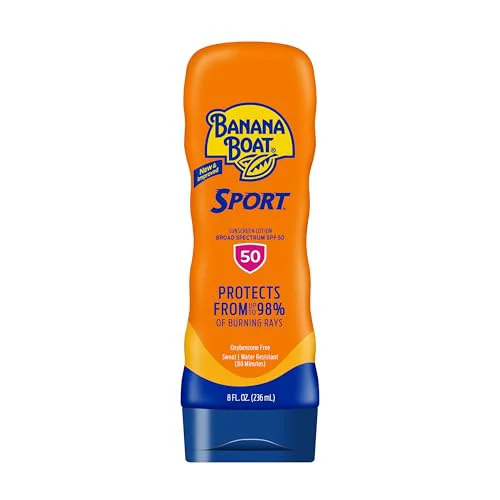 Next-Generation Banana Boat Sport Ultra SPF 50 Sunscreen Lotion 8oz Banana Boat Sunscreen SPF 50 Lotion Oxybenzone Sunblock Water Resistant 8oz Selected