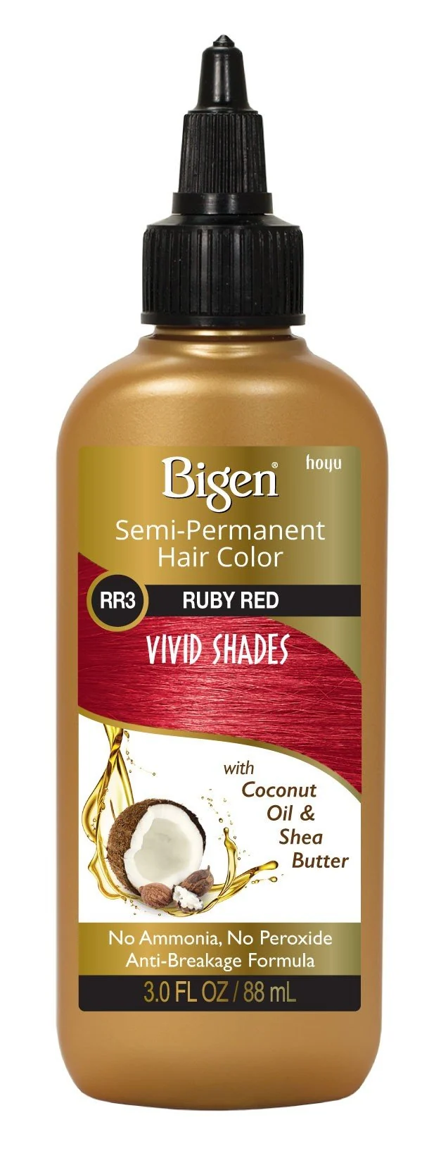 Versatile Bigen Semi-Permanent Haircolor Rr3 Ruby Red Vivid 3 Ounce 88ml 2 Pack Expertly Made
