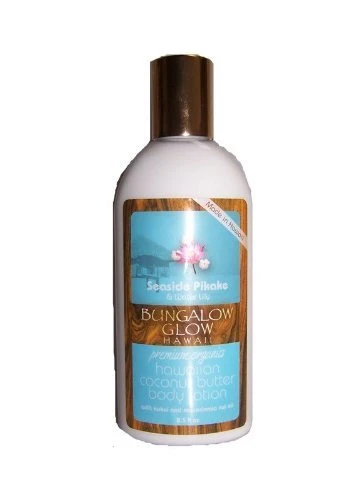 Versatile Bungalow Glow Seaside Pikake Water Lily premium organics coconut butter body lotion Modern