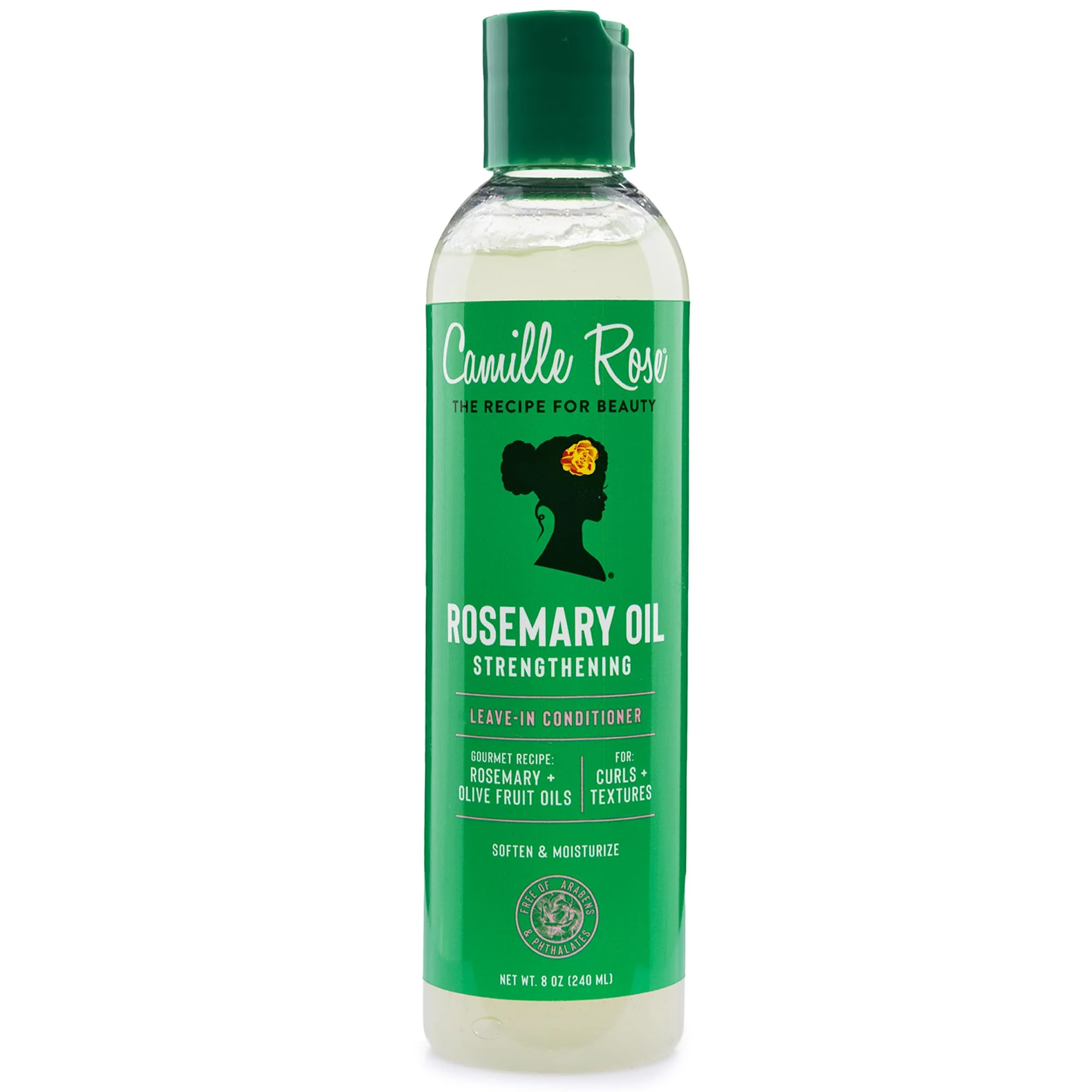 High-End Camille Rose Leave-in Conditioner Rosemary Oil - Deep Conditioning for Hair Strengthening Detangling Dry Scalp Moisturizer 8 Oz Top-Quality