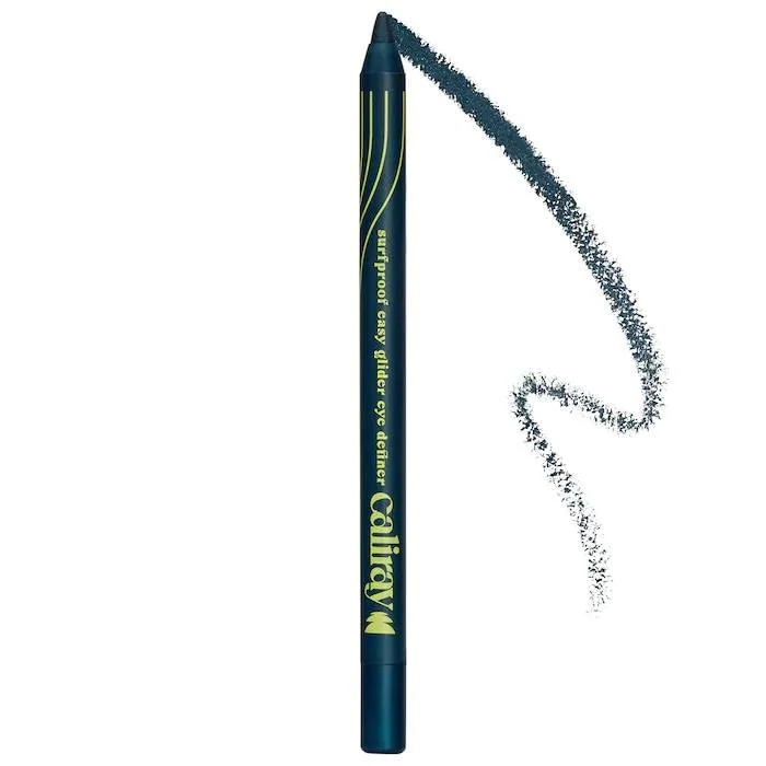 Premium Material caliray Surfproof Easy Glider Eye Definer Waterproof Eyeliner Pencil - The Deeeeep navy Verified