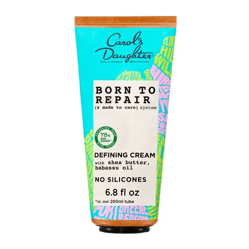 Traditional Carol's Daughter Born To Repair Leave In Hair Cream Moisturizing Curl Defining and Anti Frizz Hair Care for Curls with Shea Butter 6.8 Fl Oz Practical