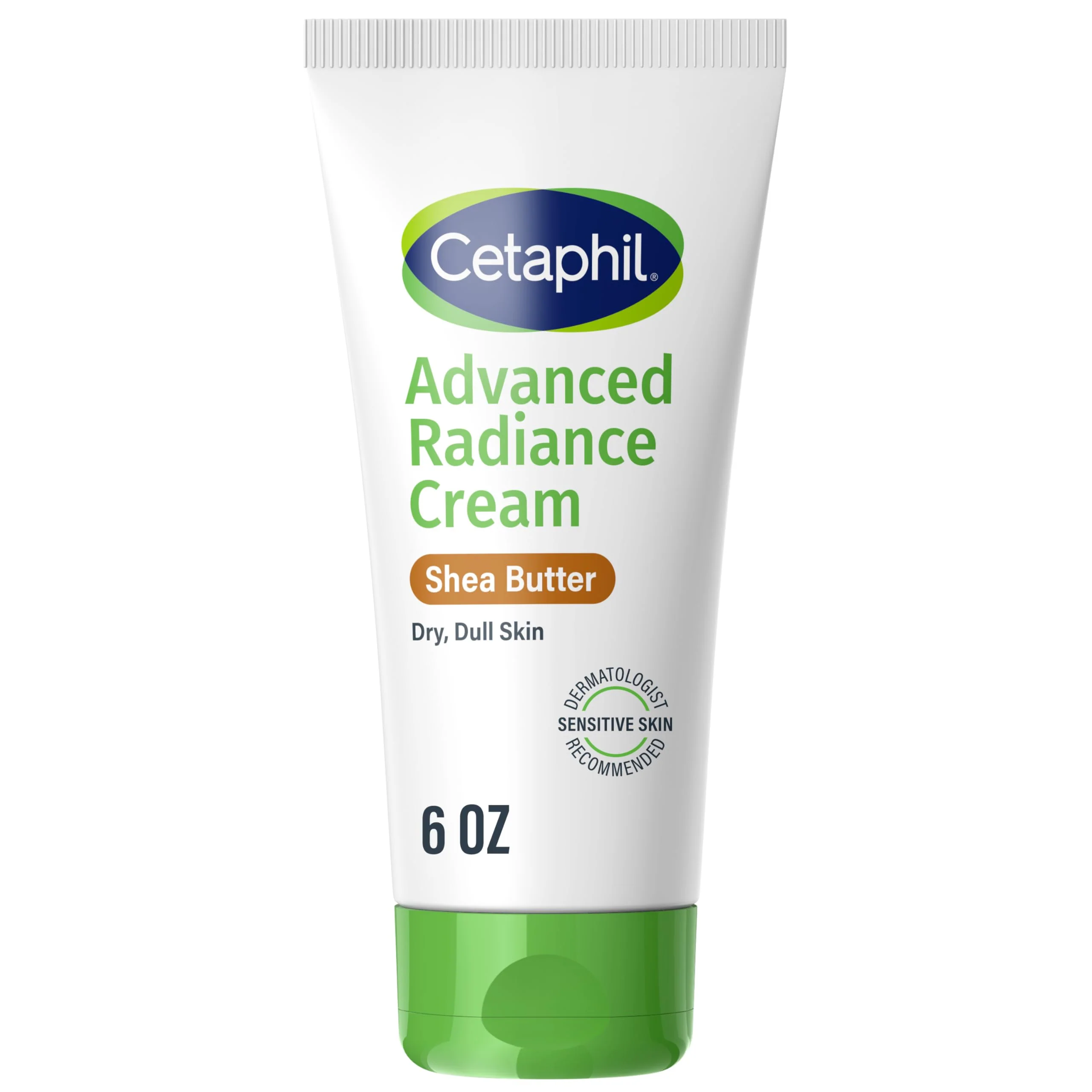 Environmentally Friendly Cetaphil Advanced Radiance Cream with Shea Butter 6 oz For Dry Dull Skin More Radiant Skin 48 Hour Hydration All Skin Tones Types High-Quality