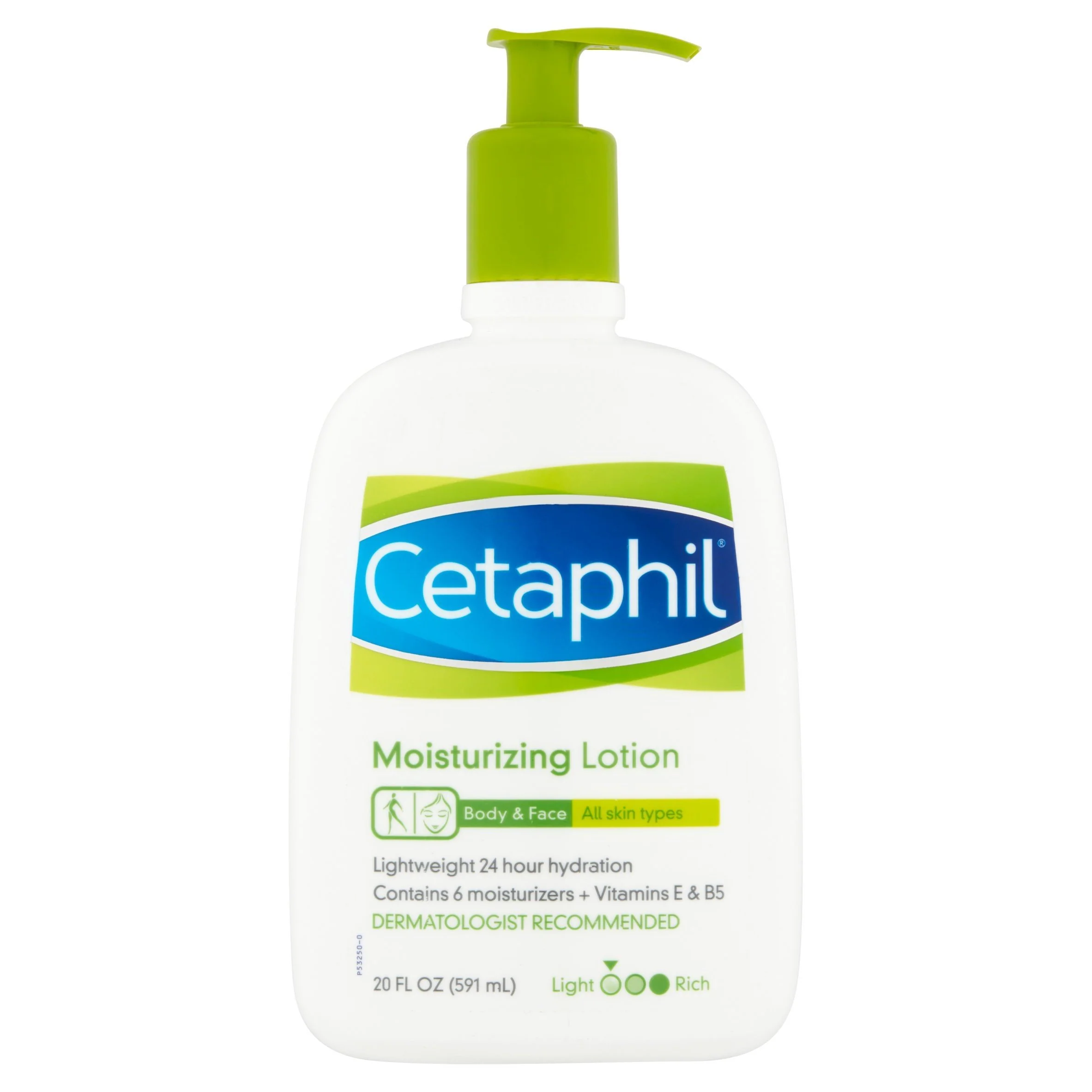 Green Cetaphil Moisturizing Lotion 20oz Fine