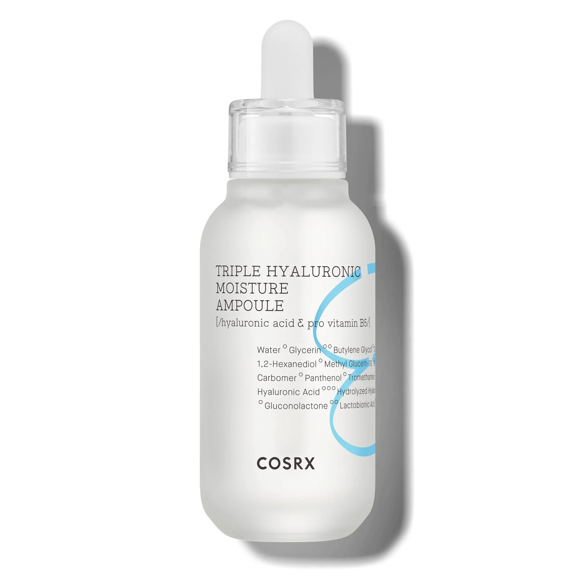 Convenient COSRX Hydrium Triple Hyaluronic Moisture Ampoule 40ml 1.35 fl.oz Hyaluronic Acid Viscous Serum Korean Skin Care Animal Testing Paraben Innovative