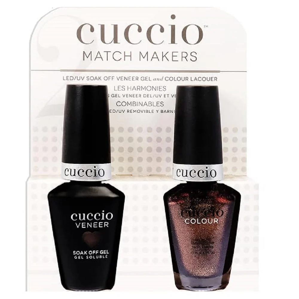 Elite Cuccio Colour Matchmaker - Professional Nail Lacquer With An LED And UV Gel Polish - Made With Triple Pigmentation Technology For Rich Coverage In One Fashionable